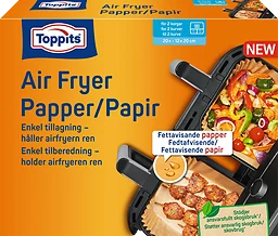 Airfryer papper Rektangel 20-pack