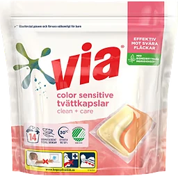 Tvättkapslar Color Sensitive Parfymfri 14-p