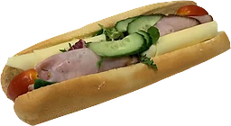 Baguette ost och skinka