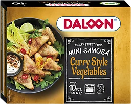 Mini Samosa Curry Style Veggie