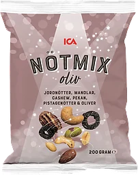 Nötmix med oliv