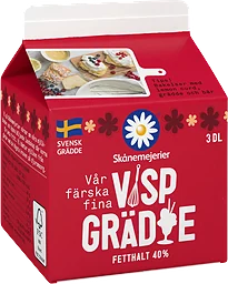 Vispgrädde 40%