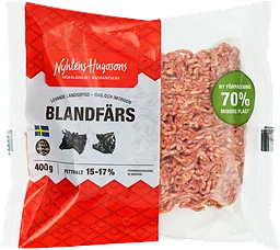 Blandfärs Fetthalt 15%