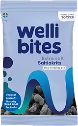 Saltlakrits Extrasalt Sockerfri vegansk