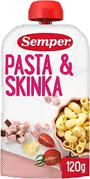 Barnmat Pasta & skinka