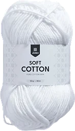 Garn Soft Cotton Vit