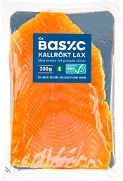 Lax kallrökt skivad