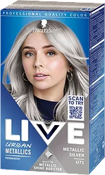 Hårfärg Live U71 Metallic Silver 1-p Live Ultra brights