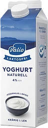 Yoghurt Naturell Laktosfri 4% 1l