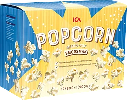 Popcorn Mikropopcorn Smörsmak 10-p