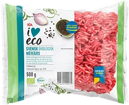 Nötfärs Färsk 15% KRAV