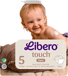 Touch 5 9-14kg Tejpblöjor