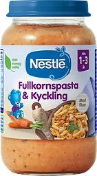 Barnmat Fullkornspasta & kyckling 1år