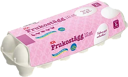 Frukostägg Frigående L 12-p