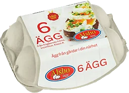 Ägg Frigående höns 6-p