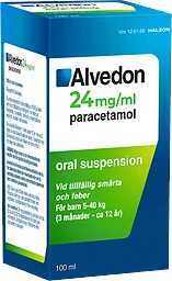 Alvedon24mg/Ml Oral Suspension