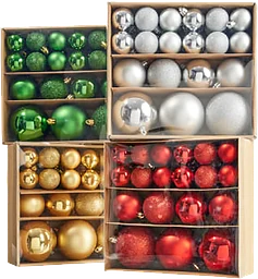 31-pack julkulor guld