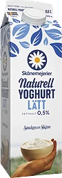 Lättyoghurt Mild Naturell 0,5% 1l