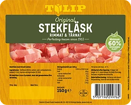 Stekfläsk Tärnat