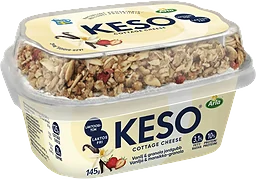 Cottage Cheese Vanilj Granola Jordgubb Laktosfri ®