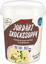 Jordärtskockssoppa med bitar