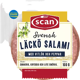 Läckösalami Skivad
