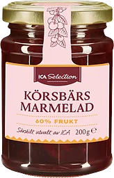 Marmelad Körsbär