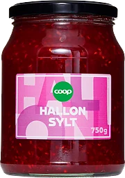 Hallonsylt