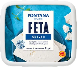 Fetaost Skivad