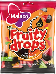 Godis Fruity Drops Licorice