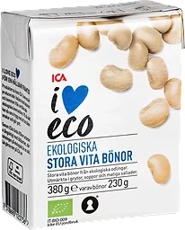 Stora vita bönor Ekologisk 380g