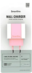 Mobilladdare USB-C 20W PD rosa