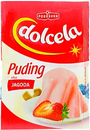 Pudding Jordgubbsmak