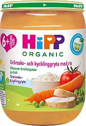 Grönsaks Kycklinggryta M Ris Från 6 Månader