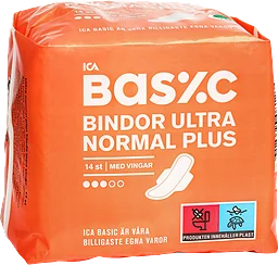 Binda Ultra Normal Plus med vingar 14-p