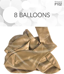 Ballonger Guld 8-pack