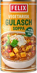 Vegetarisk Gulaschsoppa