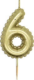 Sifferljus Guldballong 6