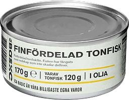 Tonfisk finfördelad i olja 170g
