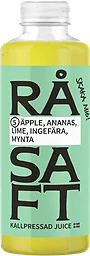 Äpple Ananas Lime Ingefära Mynta Kallpressad Juice