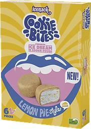 Glass Cookie Bites Lemon Pie 6-pack