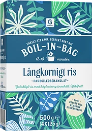 Långkornigt Ris Boil-in-bag 4x125g