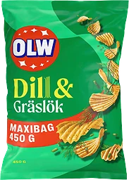 Maxibag Chips Dill & gräslök