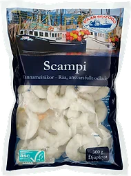 Scampiräkor Scampi rå