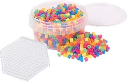 Pärlor i Burk Neonmix