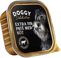 Hundmat Delikatesspaté Nöt Delikatess