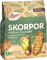 Fullkorn skorpor