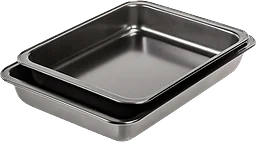 Ugnsform 2,5L/3,5L grå 2-p