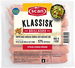 Grillkorv med Tunt Skinn