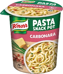 Pasta Carbonara Snack pot